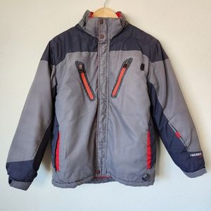 Youth Hawke & Co. Sport Gray/Red Hooded Jacket Size 14/16